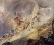 Thomas Moran Rainbow over the Grand Canyon of the Rellowstone Spain oil painting artist